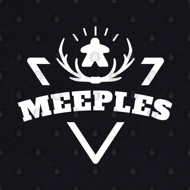 Meeples Board Games - Meeple, Board Game, Tabletop Nerd and Geek by pixeptional